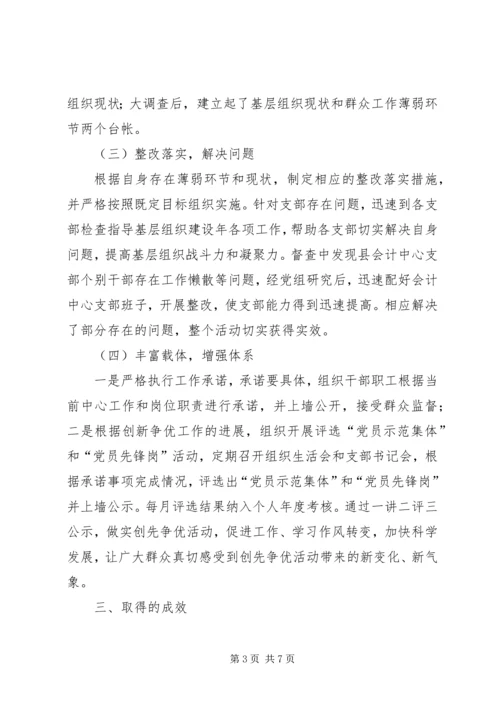 县财政局基层组织建设年活动自查报告.docx