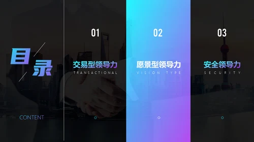 企业管理培训领导力课程通用PPT模板