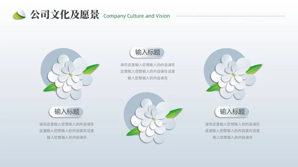 小清新创业项目计划书PPT模板商业计划书