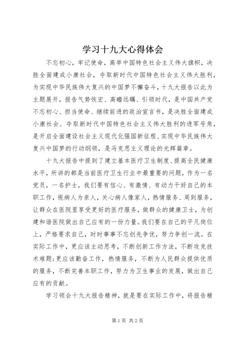 学习十九大心得体会 (12).docx