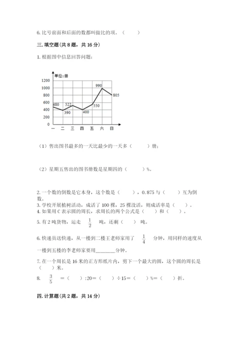 小学六年级数学上册期末卷重点班.docx