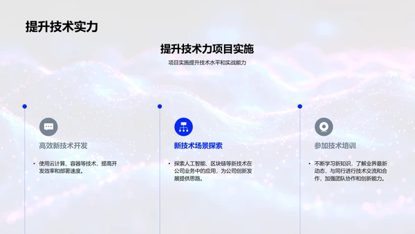 IT年中成果展示PPT模板