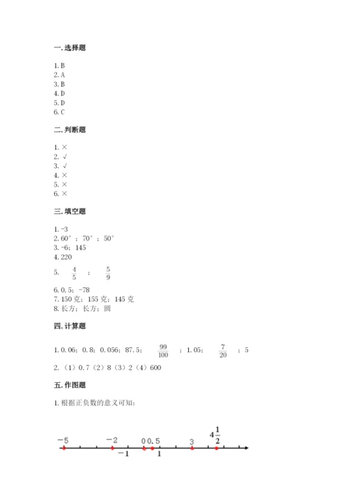 辉南县六年级下册数学期末测试卷完整参考答案.docx