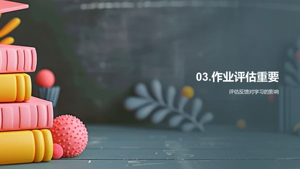优化教学作业PPT模板