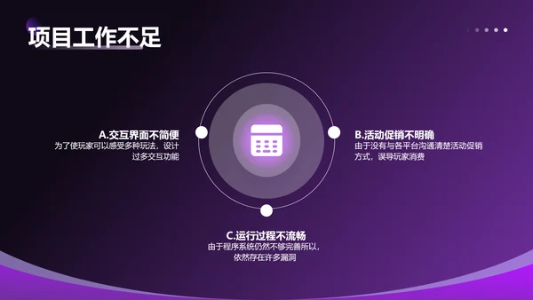 紫色科技风互联网行业项目年终报告