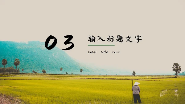 青年在家乡建设中的使命工作汇报PPT模板