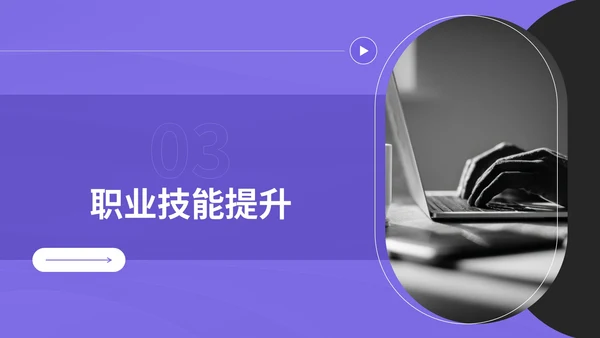 紫色简约风暑期社会实践报告PPT模板