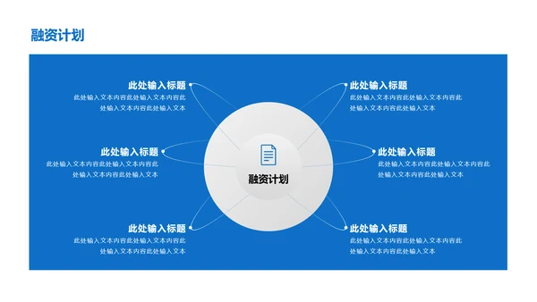 白色质感商务风商业融资计划书PPT模板