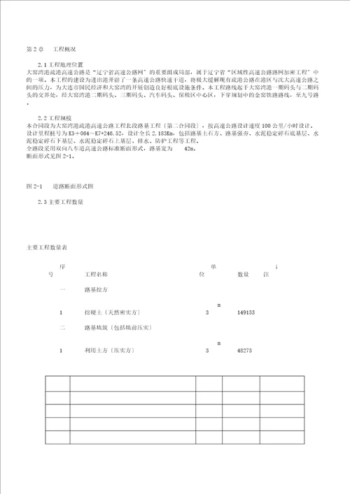 新疏港高速施工组织设计