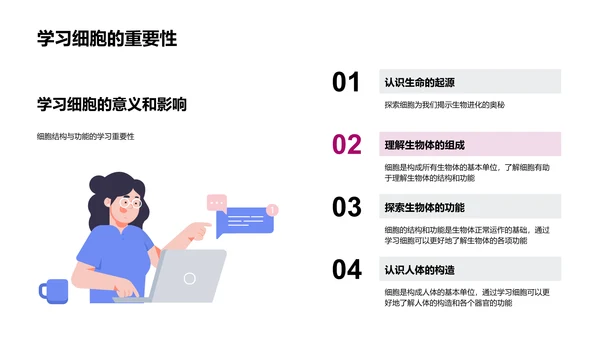 细胞知识讲解PPT模板