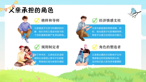 父亲节快乐活动策划班会通用PPT