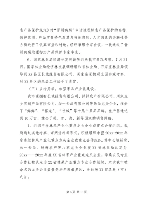 林业局十一五和工作总结及和十二五计划.docx