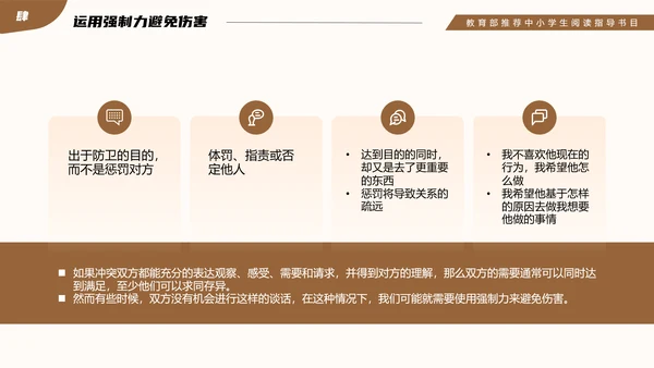 教育部阅读指导书籍《非暴力沟通》PPT模板