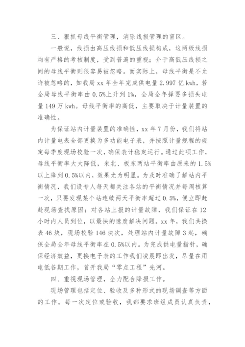 电力工程师个人工作总结.docx