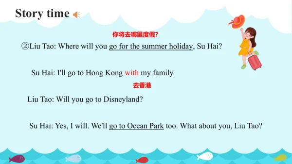 Unit 7 Summer holiday plans Story time & Grammar t