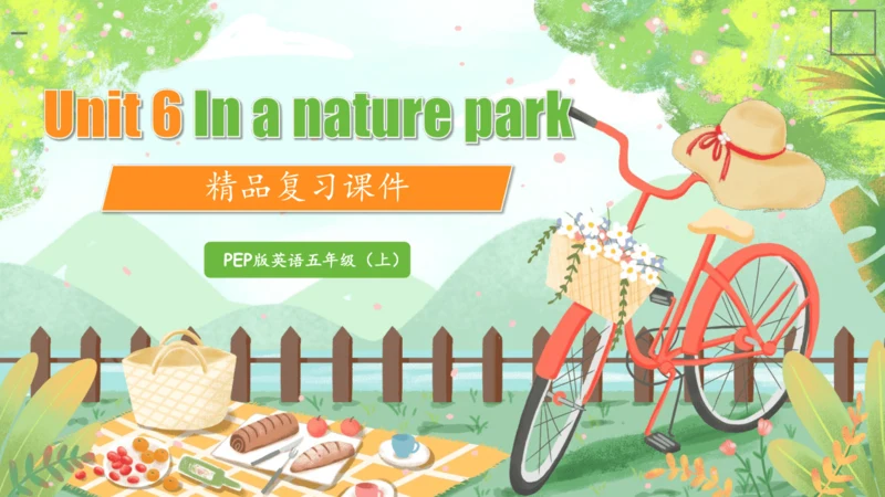 Unit 6 In a nature park 复习课件（词组+句型+语音+语法+写作指导）