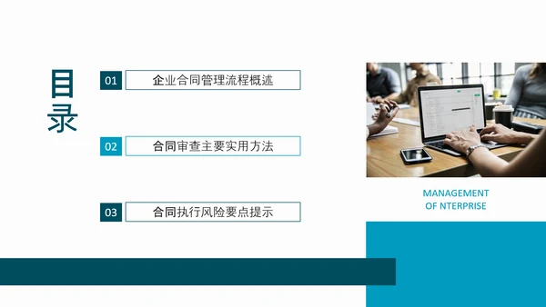企业合同法律风险管理动态PPT模板