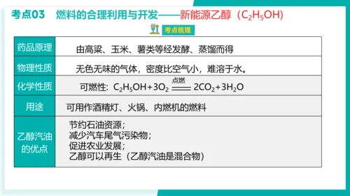 第七单元 燃料及其利用【考点串讲课件】(共40张PPT)-2023-2024学年九年级化学上学期期末