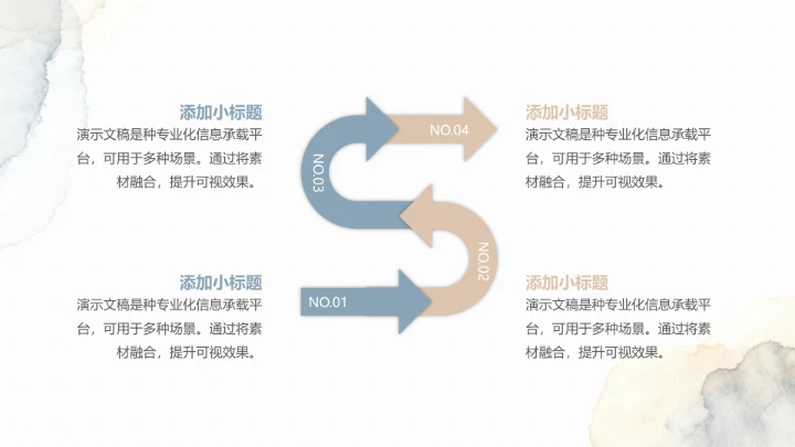 水墨莫兰蒂工作总结汇报