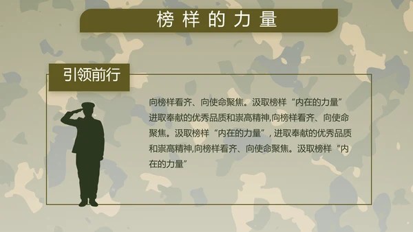 迷彩风部队军事工作总结汇报动态PPT