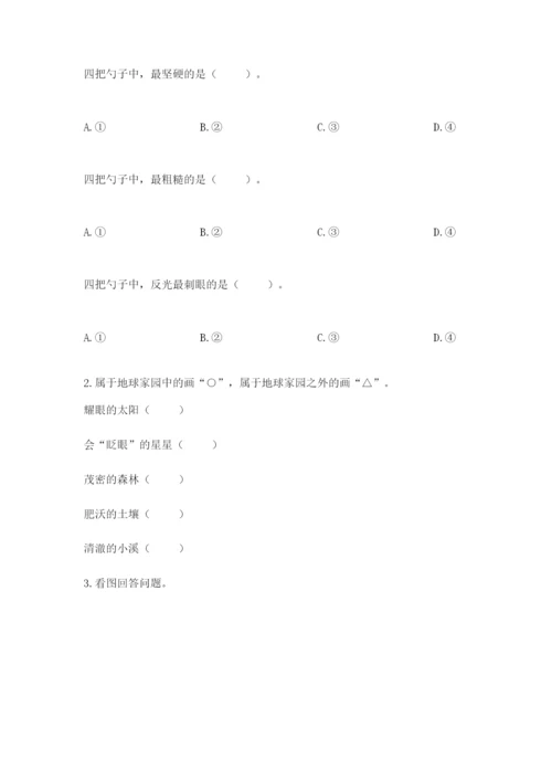 教科版小学二年级上册科学期末测试卷【典优】.docx