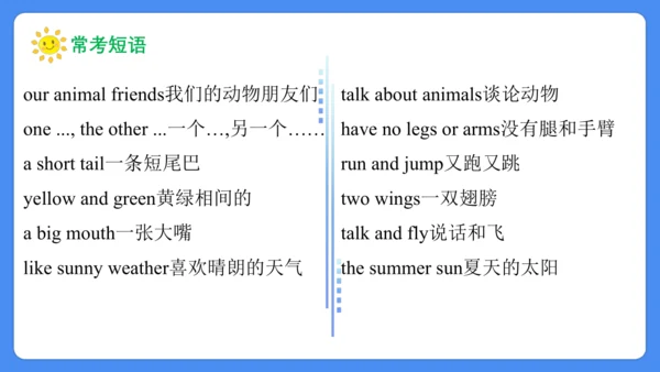 Unit 3 Our animal friends  复习课件(共28张PPT)-2024-2025