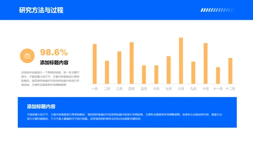 蓝色极简毕业答辩演示PPT模板