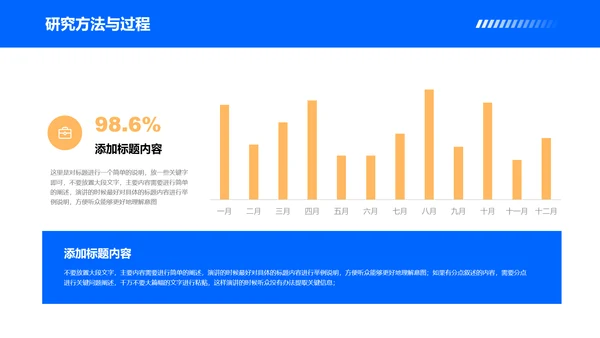 蓝色极简毕业答辩演示PPT模板