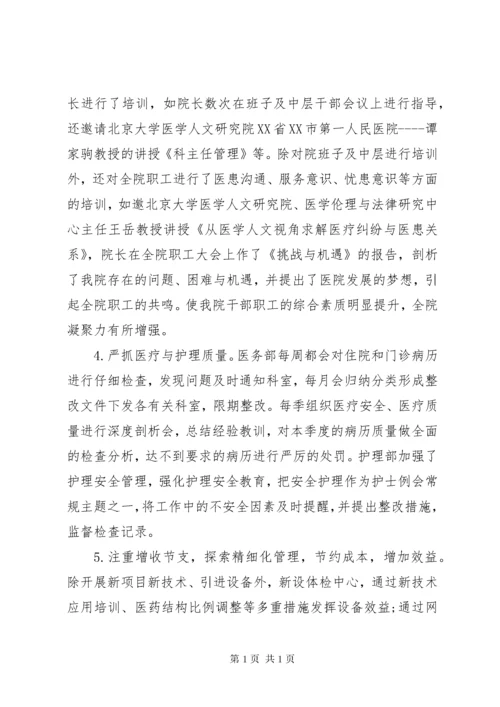 20XX年医院年度工作总结报告.docx