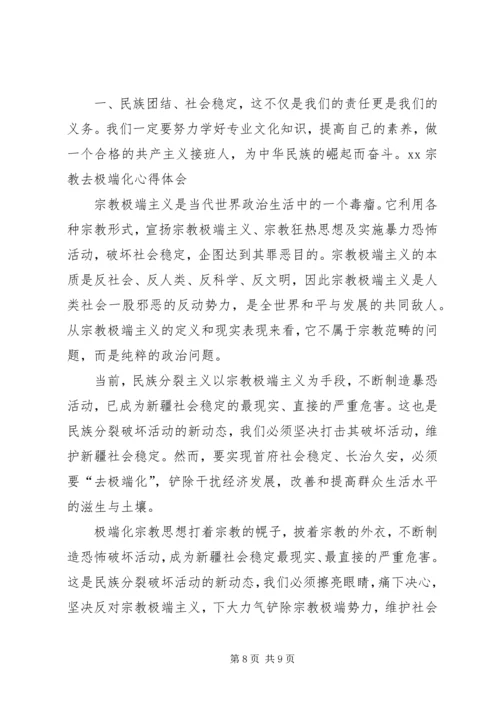 学习去宗教极端化心得体会 (2).docx