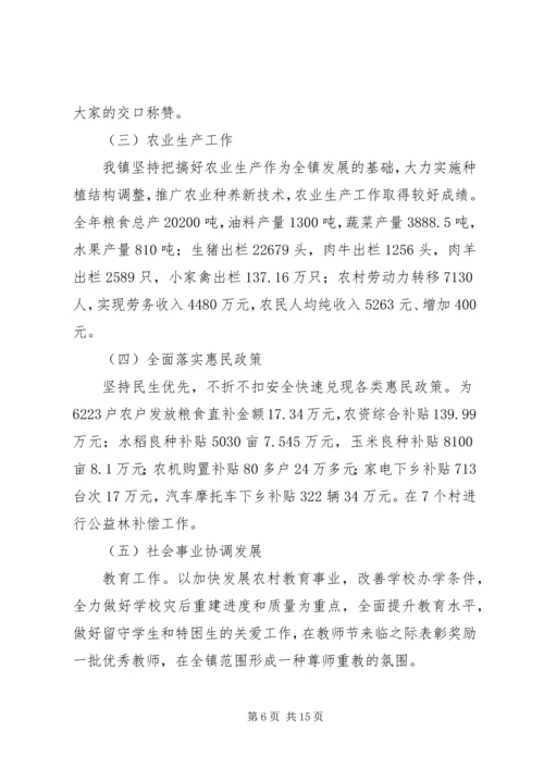 乡镇委工作总结及某年工作计划.docx