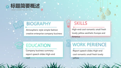 圣诞节介绍组织活动策划方案PPT