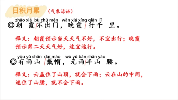 统编版一年级语文下册同步精品课堂系列《语文园地六》（教学课件）