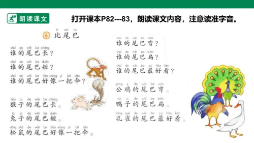 部编1A 第6单元 第6课 比尾巴（2）课件