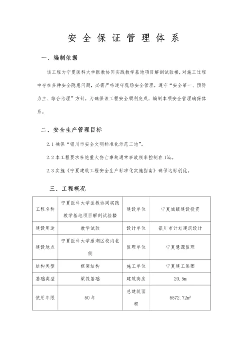 最新经典建筑综合标准施工安全保证综合体系.docx