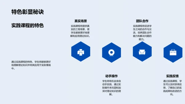 工学实践课的作用PPT模板