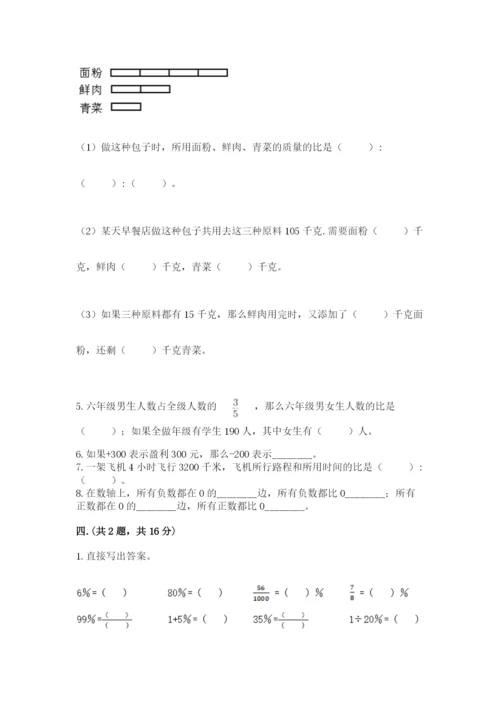北师大版六年级数学下学期期末测试题【必考】.docx