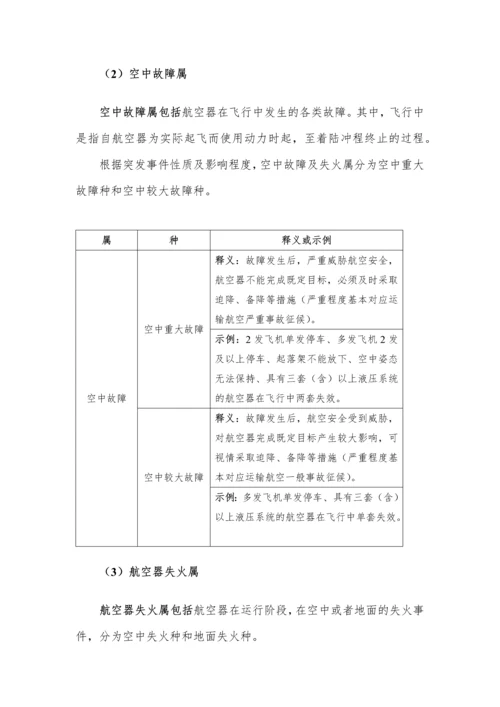 国航突发事件与应急响应分级方案.docx