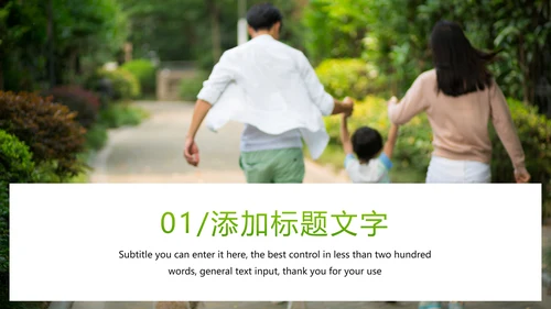 简约人身医疗平安保险社区保险行业PPT模板