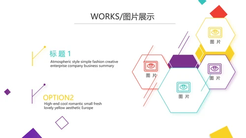 创意炫彩公司产品介绍宣传图片展示PPT动态