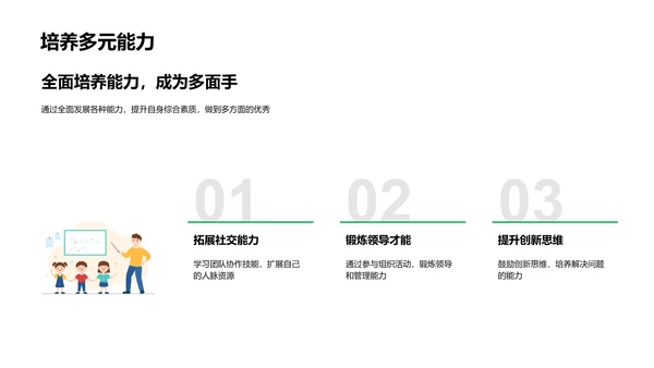 本科教育实践报告PPT模板