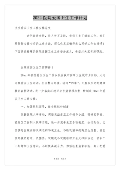 2022医院爱国卫生工作计划_2.docx