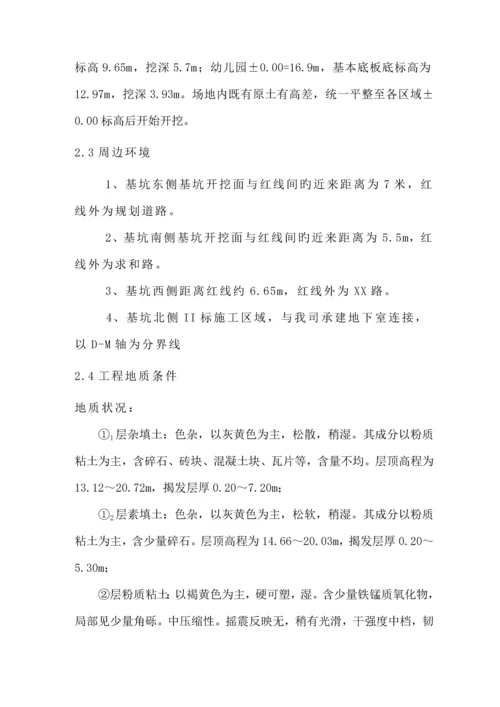 大厦基坑开挖综合施工专题方案.docx