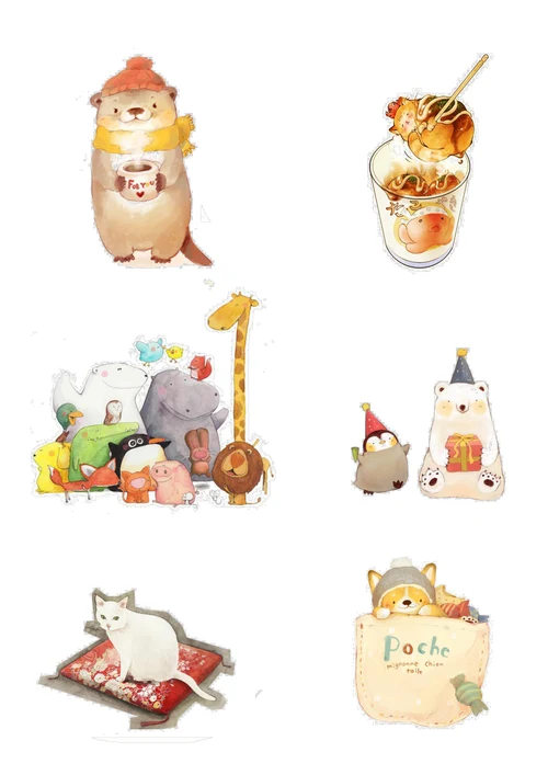 卡通可爱手绘手账