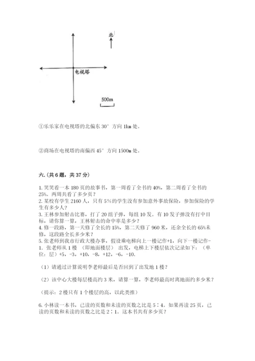 北师大版六年级数学下学期期末测试题带答案（突破训练）.docx