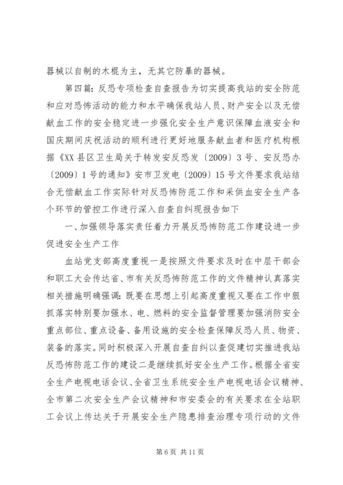 反恐安全自查报告.docx