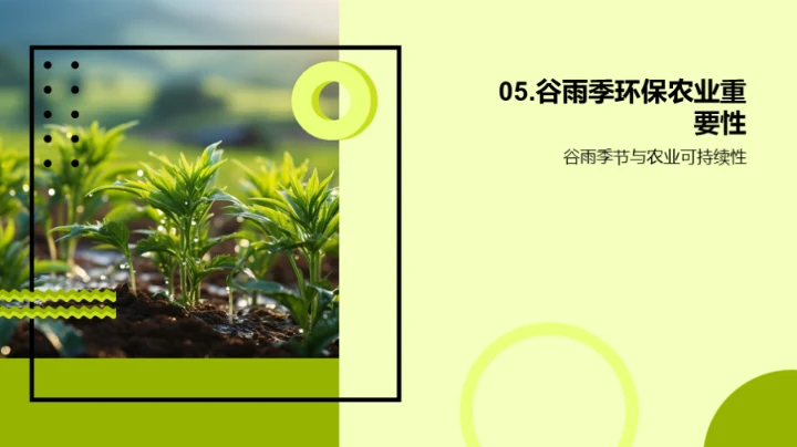 实践谷雨环保农业