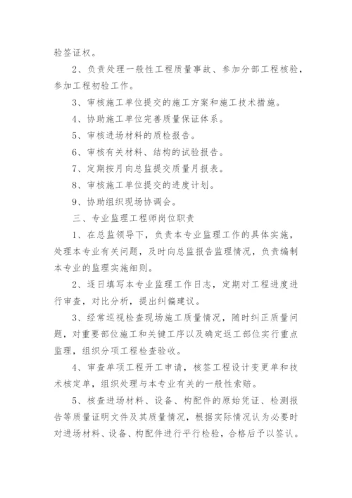 工程监理的工作职责.docx