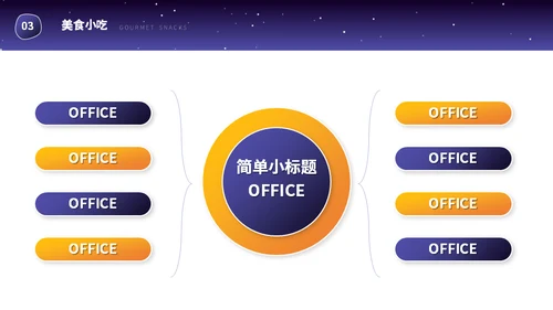 广东印象介绍霓虹夜景通用PPT模板