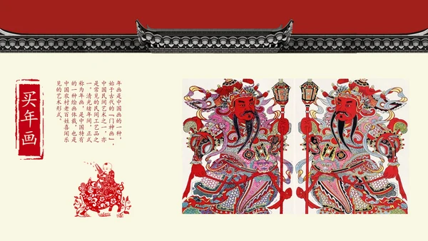 传统中国风北京记忆春节文化宣传PPT模板